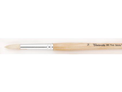 24570 stetec 380 16 kulaty dlouhy white bristle tintoretto