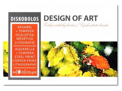 Akvarelový blok SPM Diskobolos A3, 230 g/m2, 20 listů, lepená vazba po obvodu