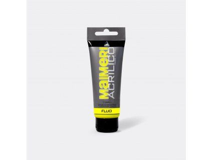 Maimeri Acrilico 75 ml fluorescentní akrylová barva, odstín FLUO žlutá