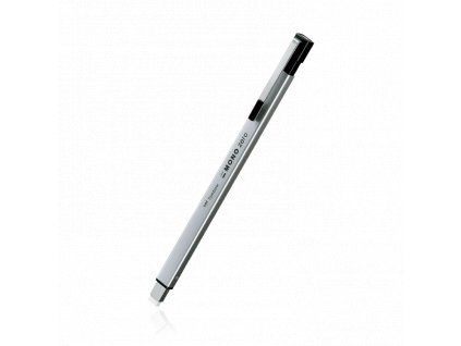 Tombow MONO Zero metal guma v tužce, plochý hrot 2,5x5 mm, stříbrné kovové tělo