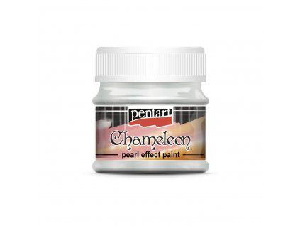 Pentart Chameleon metalická akrylová barva 50 ml, odstín modro-broskvová
