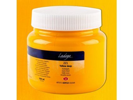 Nevskaya Palitra Ladoga akrylová barva 220 ml, odstín žlutá tmavá 221