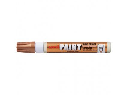 Uni PX-20 lakový popisovač s klínovým hrotem 2,2 až 2,8 mm, lesklá bronzová barva