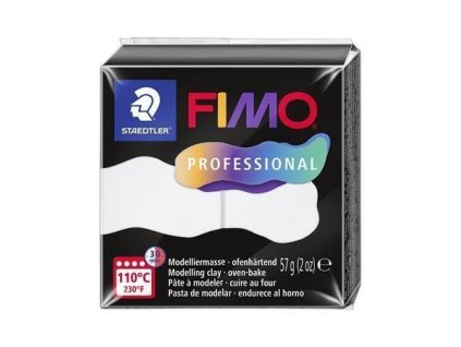 FIMO Professional - polymerová hmota 57g bílá 0