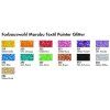 Marabu Textil Painter Glitter zlatý 584, pratelný do 40 °C po zafixování žehličkou