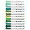 18123 4 umelecke fixy se stetcovym hrotem artist brush 96 jungle green