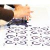 Magic papírové šablony, použití techniky stencilingu na různé povrchy a materiály