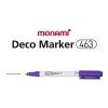 Monami Deco Marker XF zelená mint pro dekorování plastu, kovu, skla a dřeva