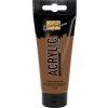 Akrylová barva Kreul Solo Goya 100 ml, odstín hnědá tmavý oxid, krémová konzistence