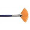 Vějířovitý štětec Kolibri 1308 č. 6 ze syntetických vláken Gold Sable, krátké držátko