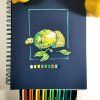 Akrylový popisovač Uni Posca řady 3ML, třpytivý žlutý odstín 2, univerzální použití