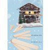 Dřevěné špachtličky HobbyFun 30 x 250 mm pro kreativní tvoření a modelování, 10 ks