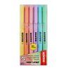 Sada pastelových zvýrazňovačů Kores HIGH LINER - 6 ks