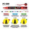 Akrylový fix Uni Posca PC-5BR 1-4 mm, světle modrá, vhodný na většinu povrchů